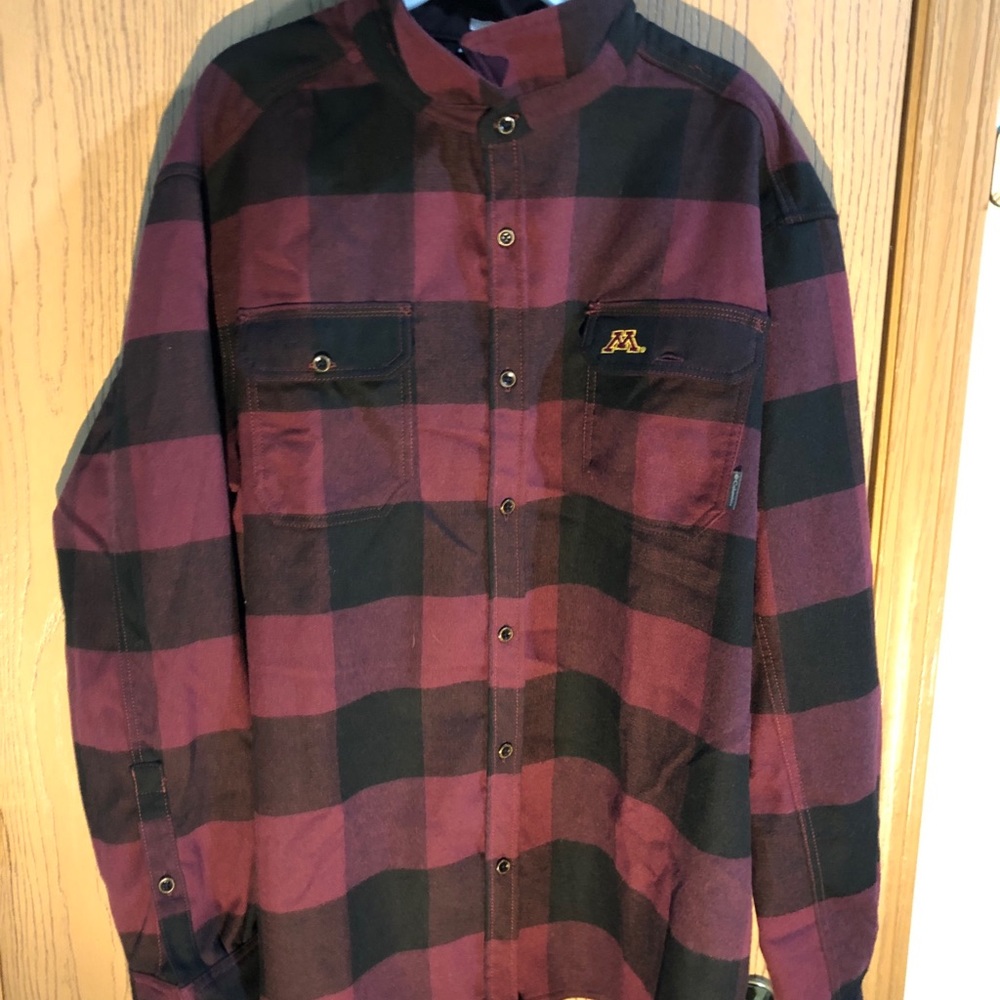 Columbia flannel jacket UniversityofMinnesota 2XL